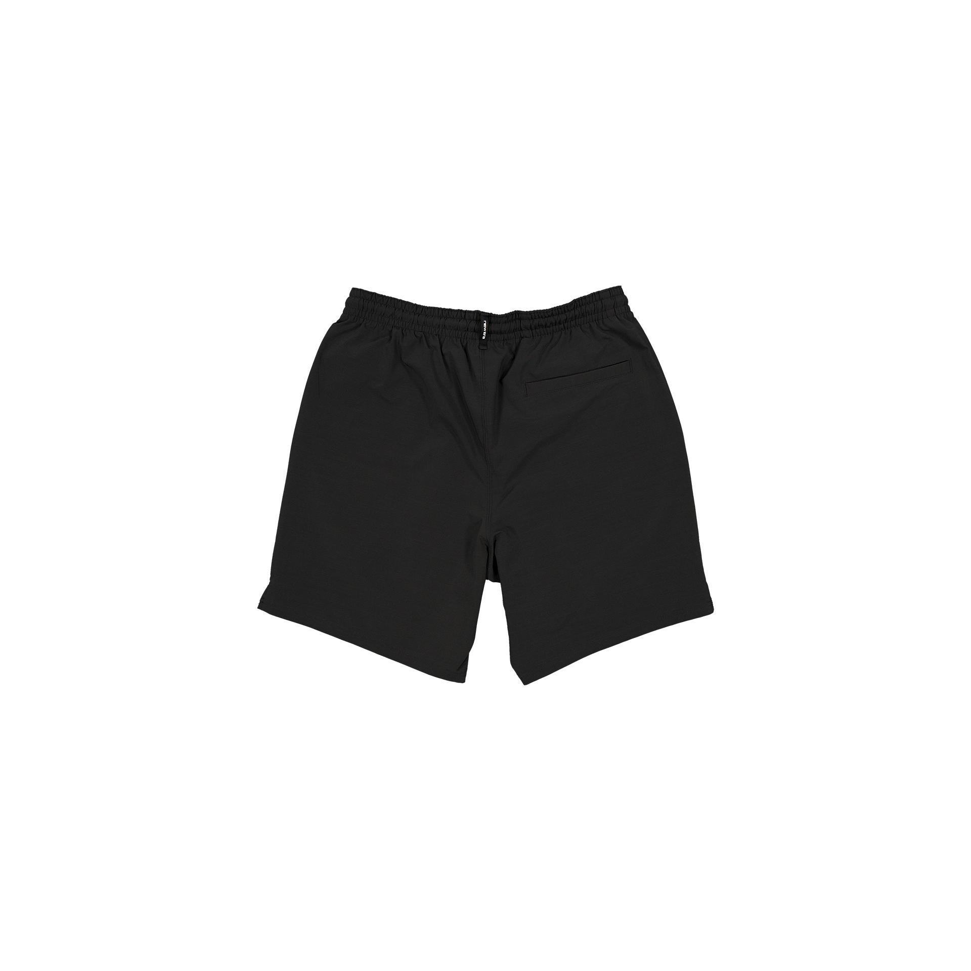 New Era Branded Rhythm Black Shorts Male Product Image