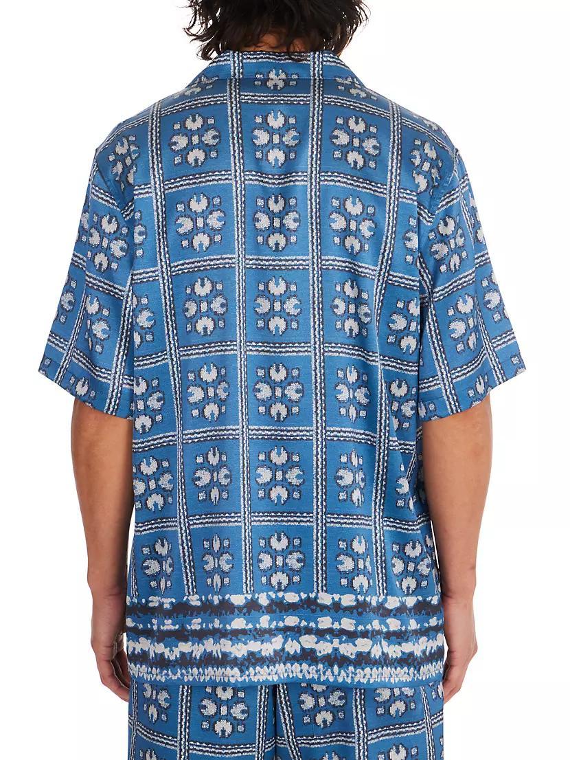 Summerland Ranch Tiled Silk Shirt Product Image