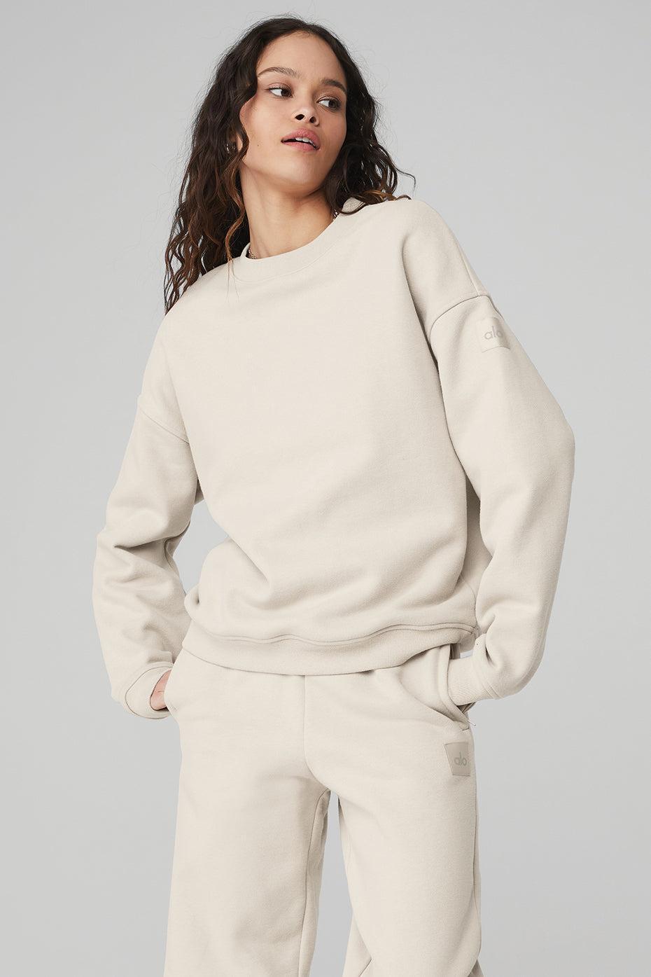 Renown Heavy Weight Crew Neck Pullover - Bone Product Image