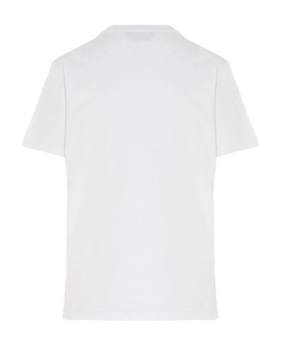 MSGM Logo Short-sleeved T-shirt In White Product Image