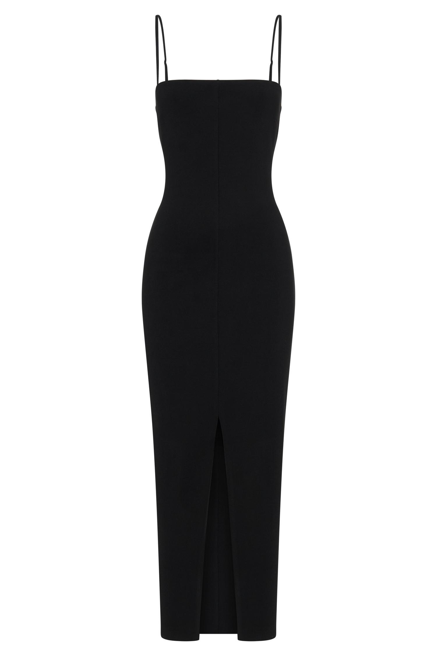 Delia Crepe Maxi Dress - Black Product Image