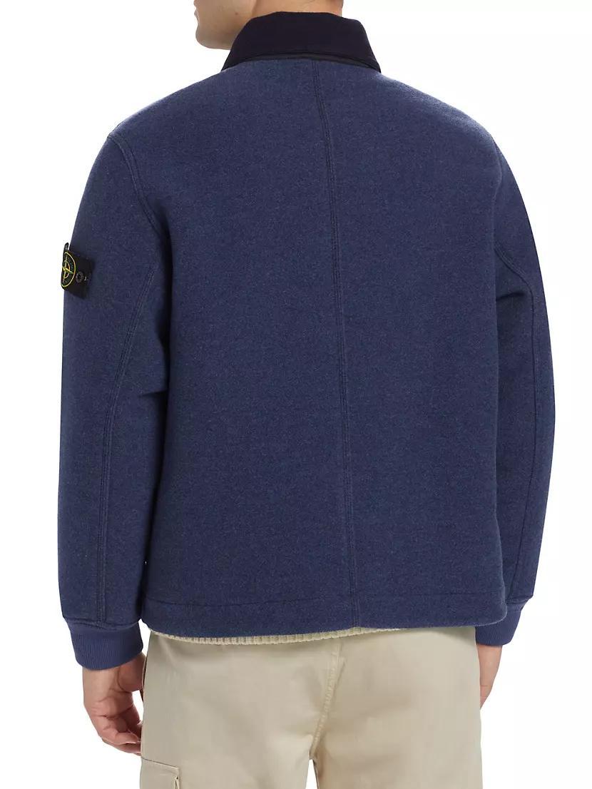 Wool-Blend Bomber Jacket Product Image