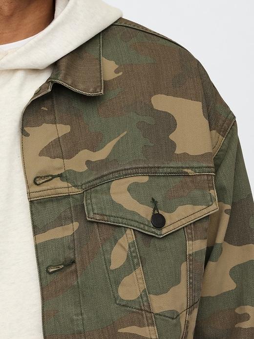Camo Icon Denim Jacket Product Image