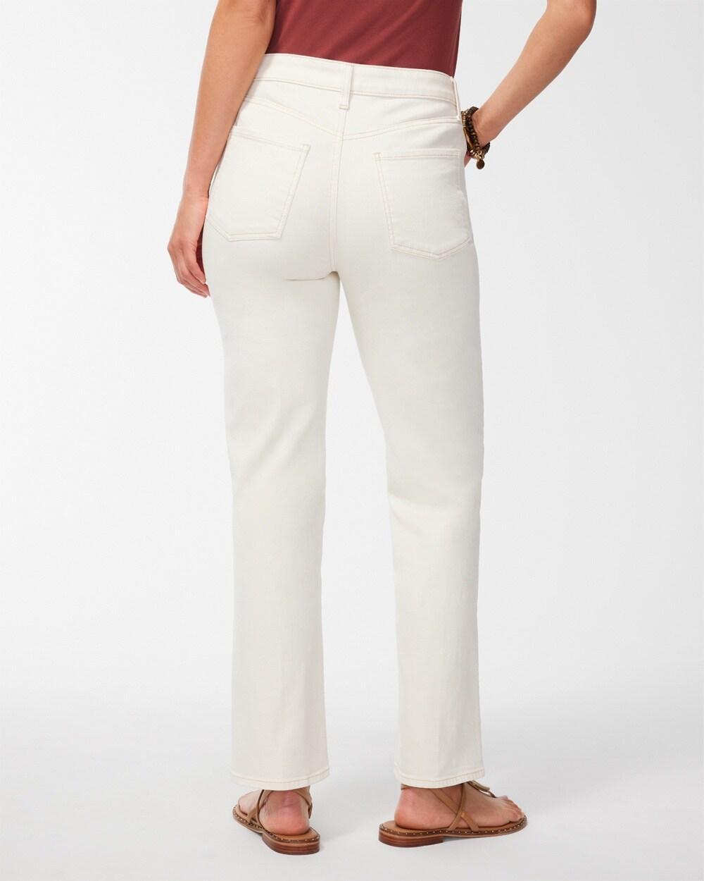 High Rise Straight Leg Jeans Product Image