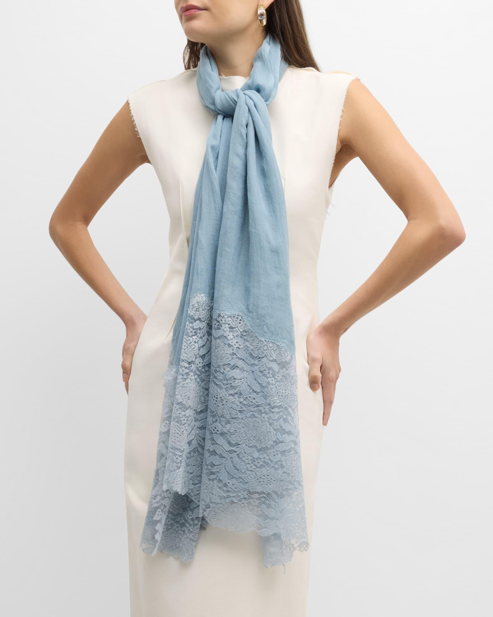Lace Trim Evening Wrap Product Image
