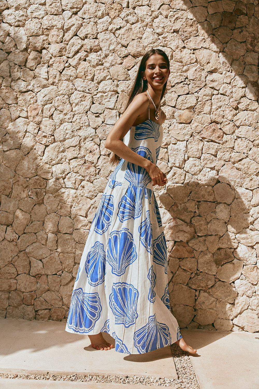 Bette Dress - Seashell Product Image