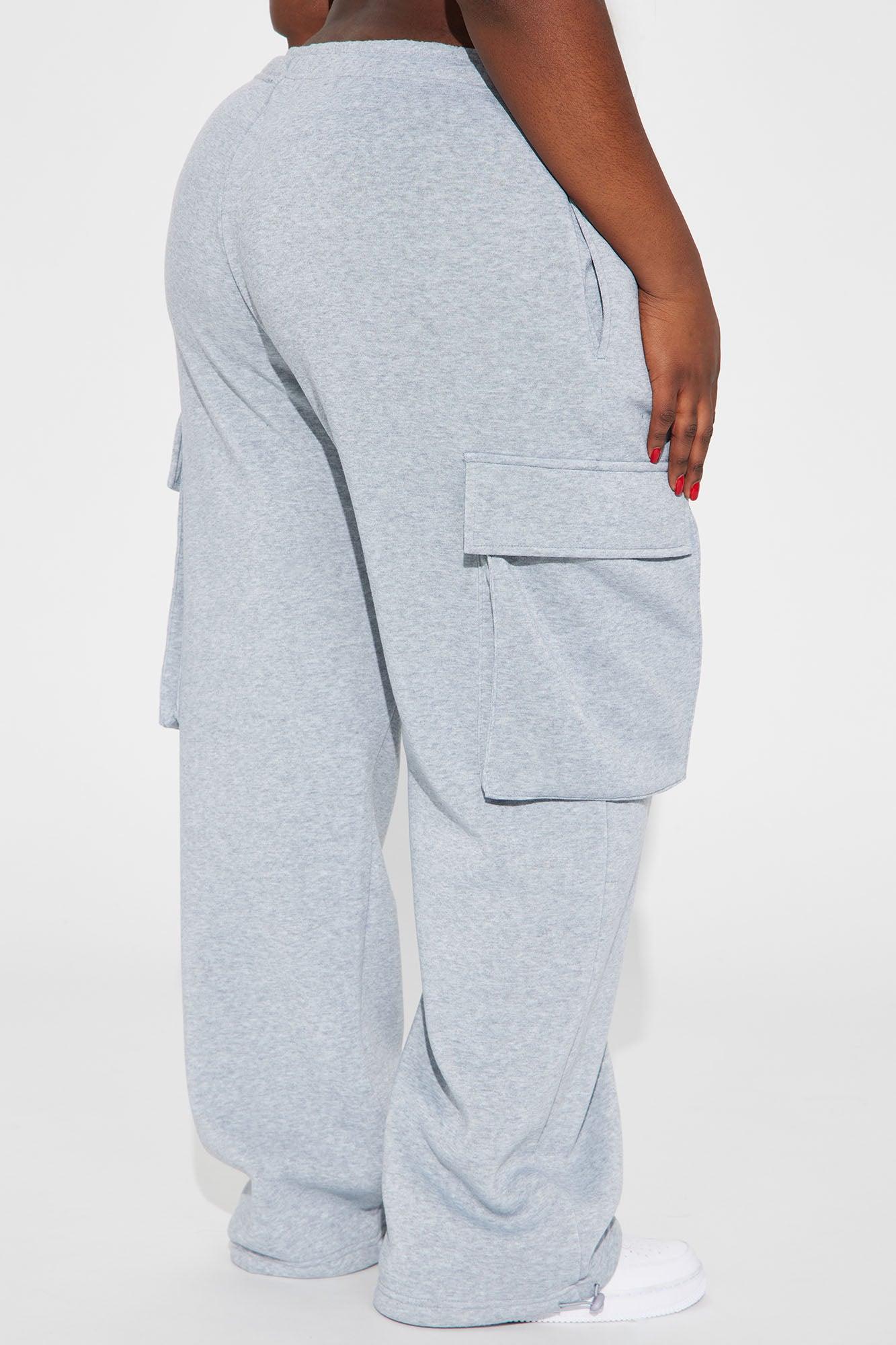 Luna Cargo Lounge Jogger - Heather Grey Product Image