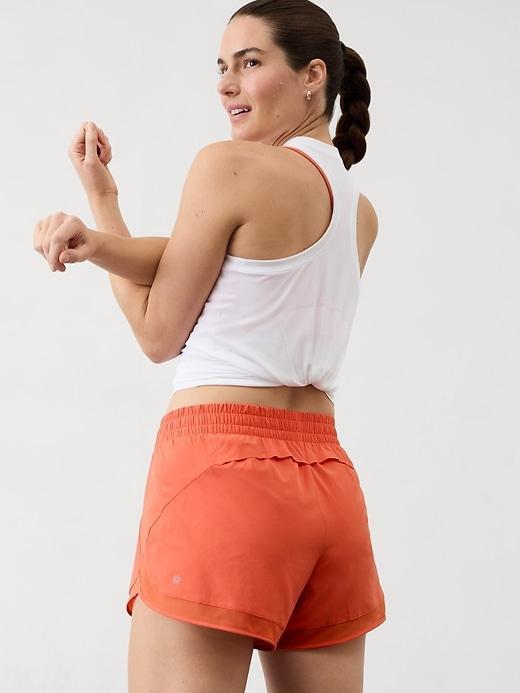 Mesh Racer Run Mid Rise 4" Short Product Image