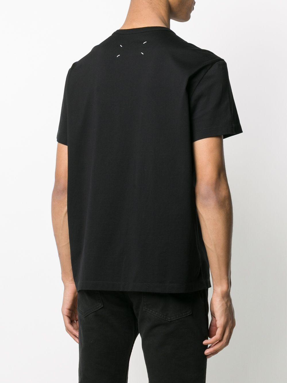 distorted-logo cotton T-shirt Product Image