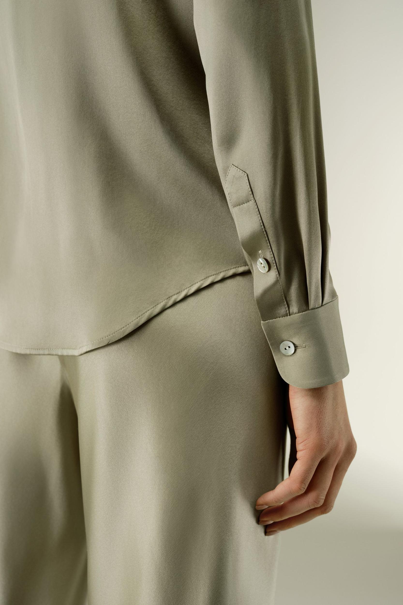 Timeless Silk Charmeuse Shirt Product Image