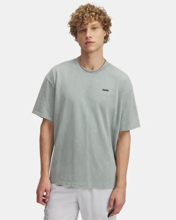 UA Heavyweight Logo Wash Mens Oversized Short Sleeve Product Image
