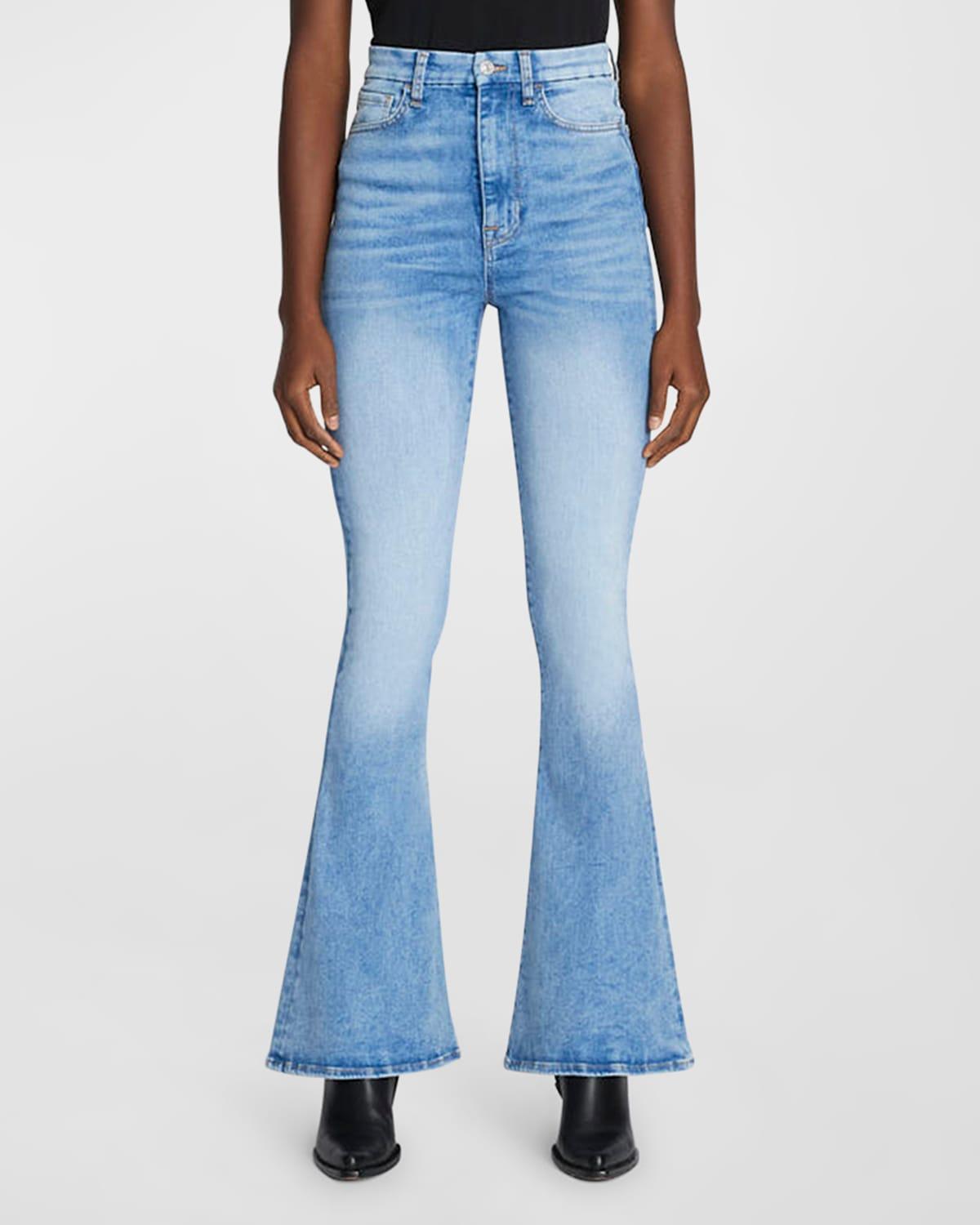 Ultra High Rise Skinny Flare Jeans Product Image