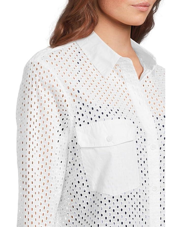 Shoreline Stripe Boyfriend Shirt Product Image