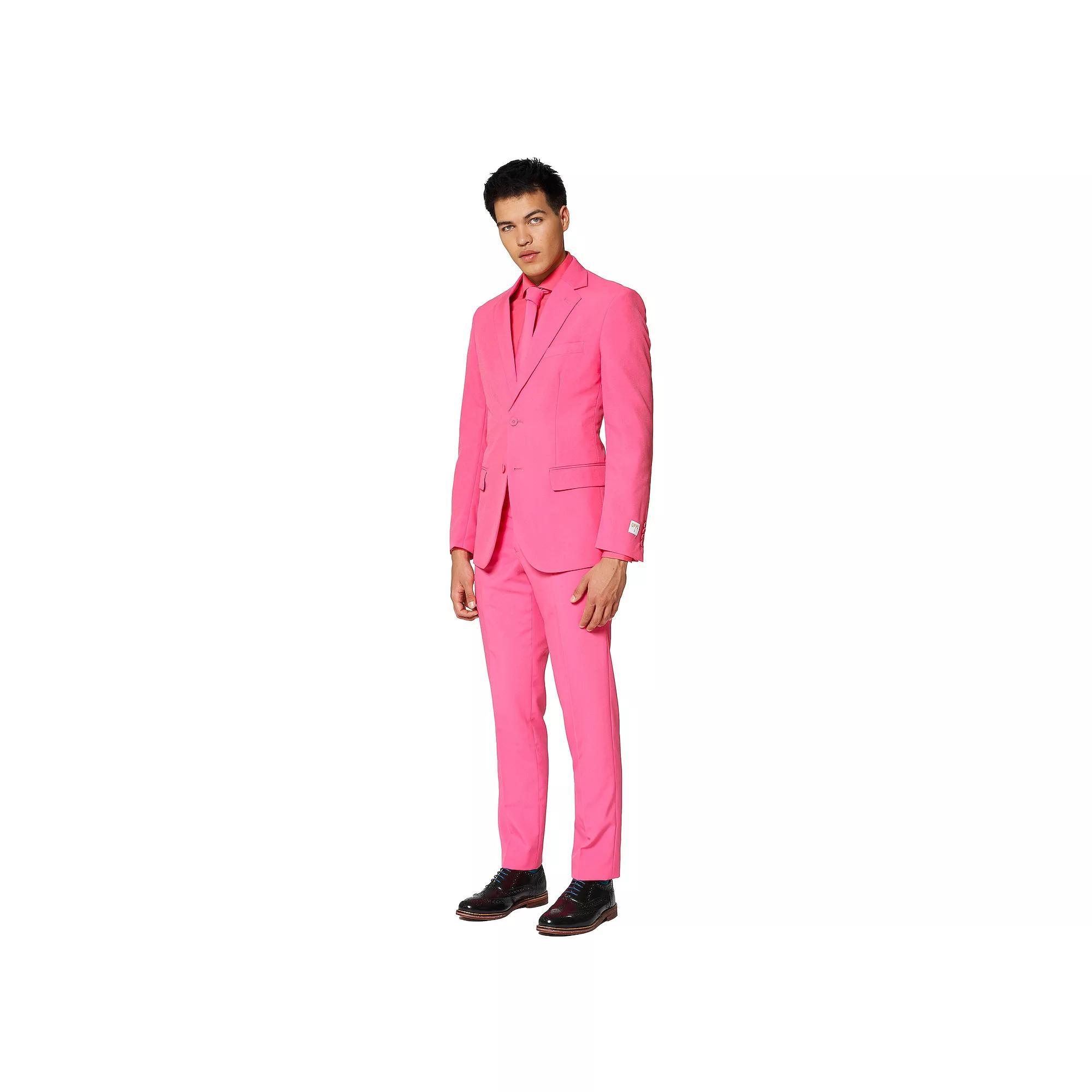 Mens OppoSuits Slim-Fit Solid Suit & Tie Set Product Image