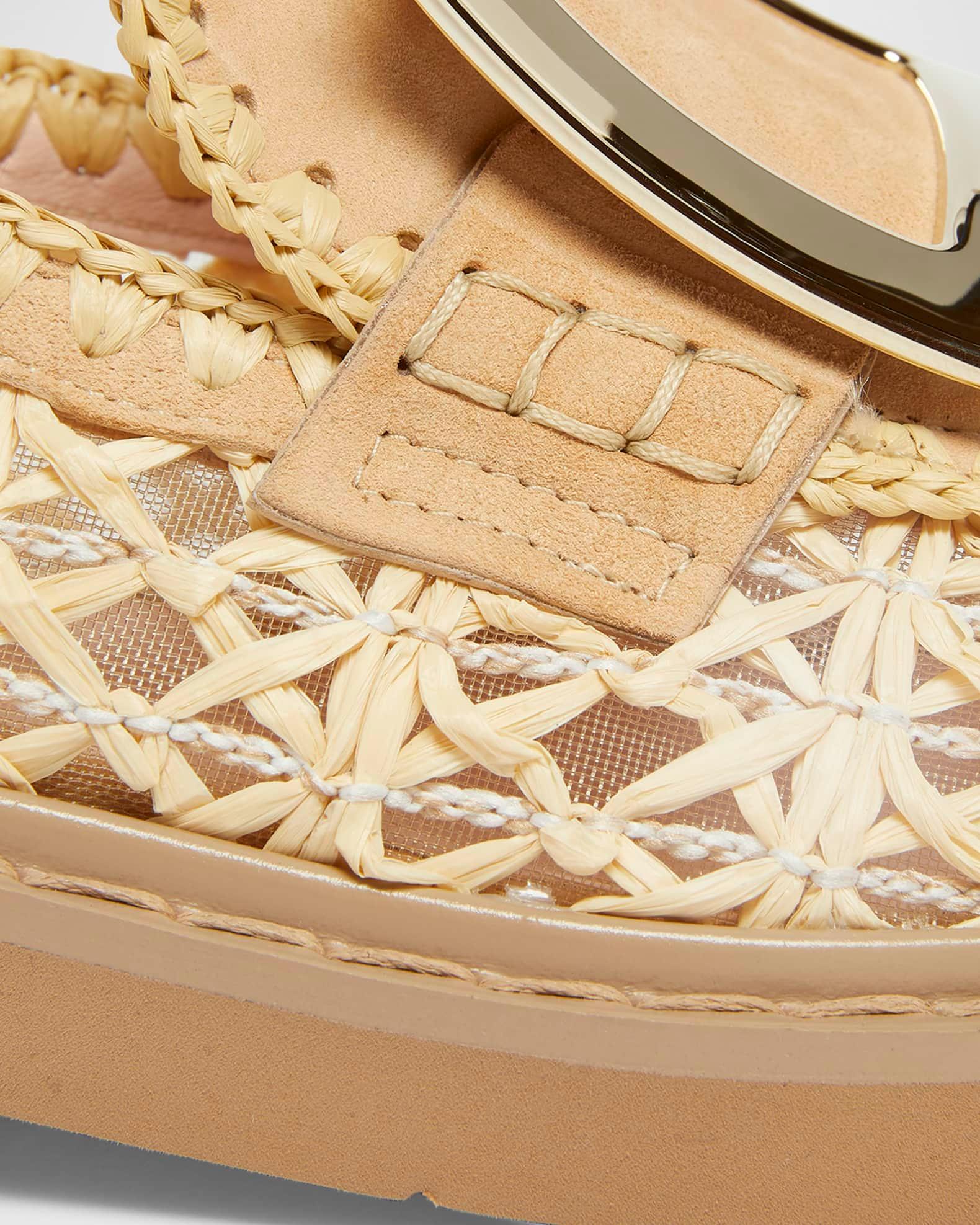 Viv Rangers Braided Raffia Loafers Product Image