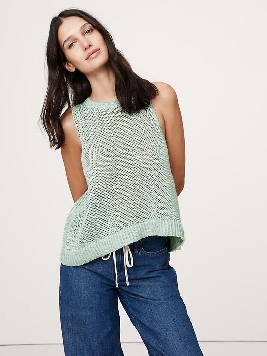 Linen Sweater Tank Product Image