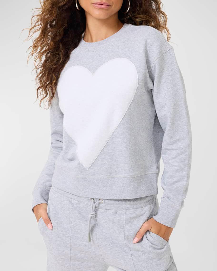 Rib Heart Classic Cotton Wide-Leg Pants Product Image