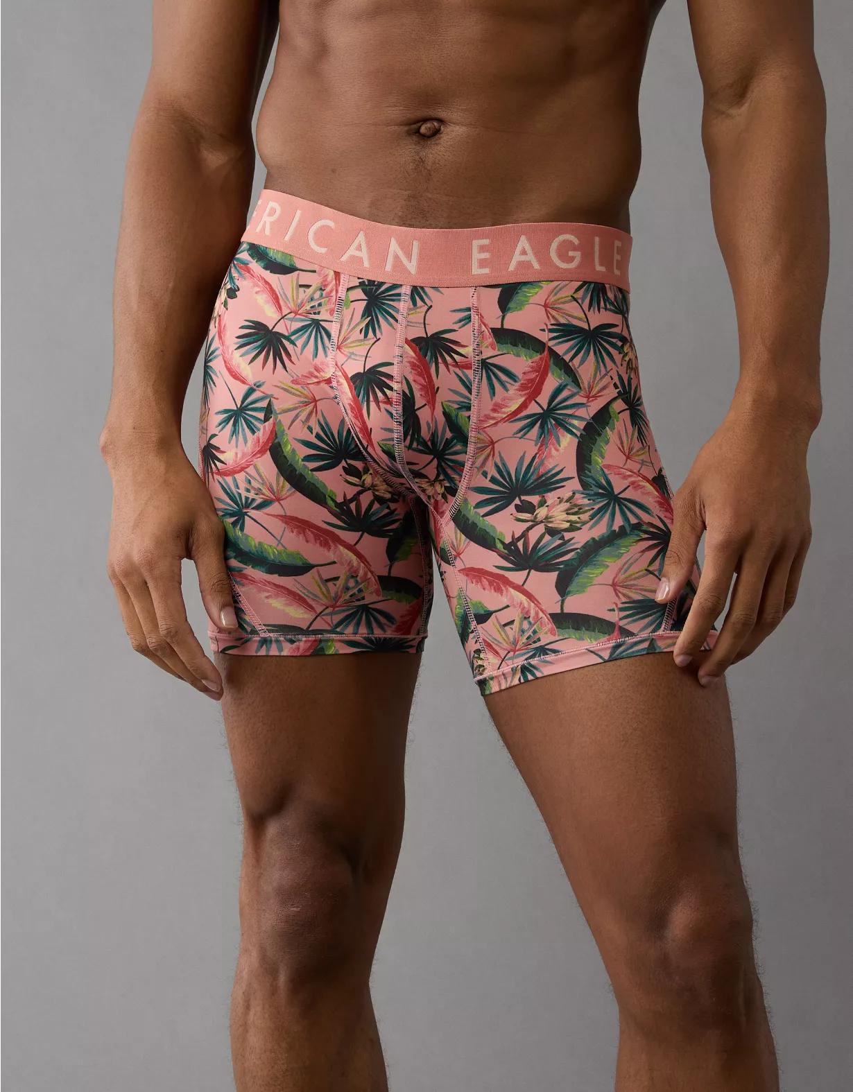 AEO Men's Tropical Bananas 6" Flex Boxer Brief Product Image