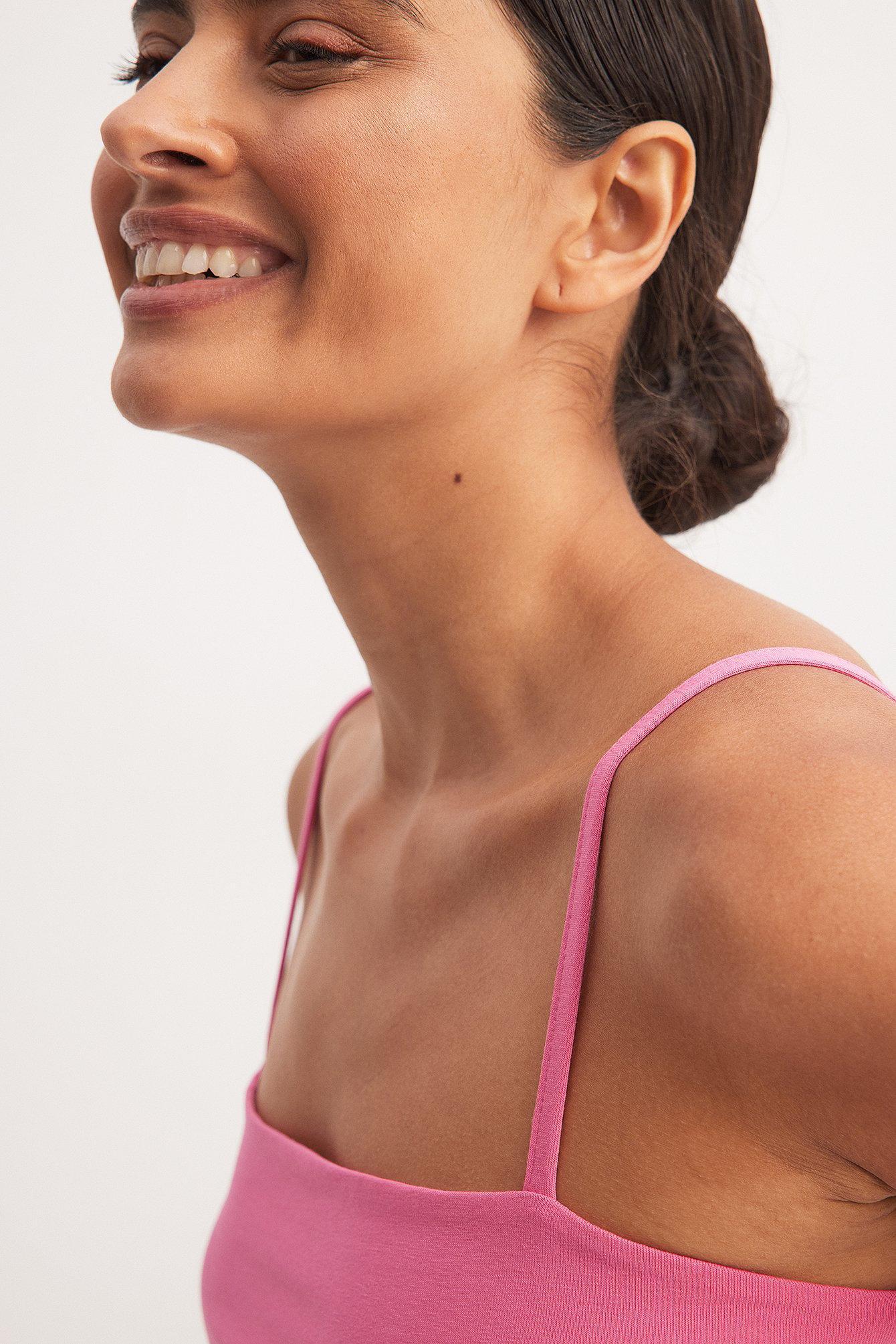 Double Folded Thin Strap Singlet Product Image