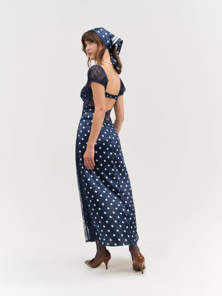 Casey Maxi Dress — Blue Product Image