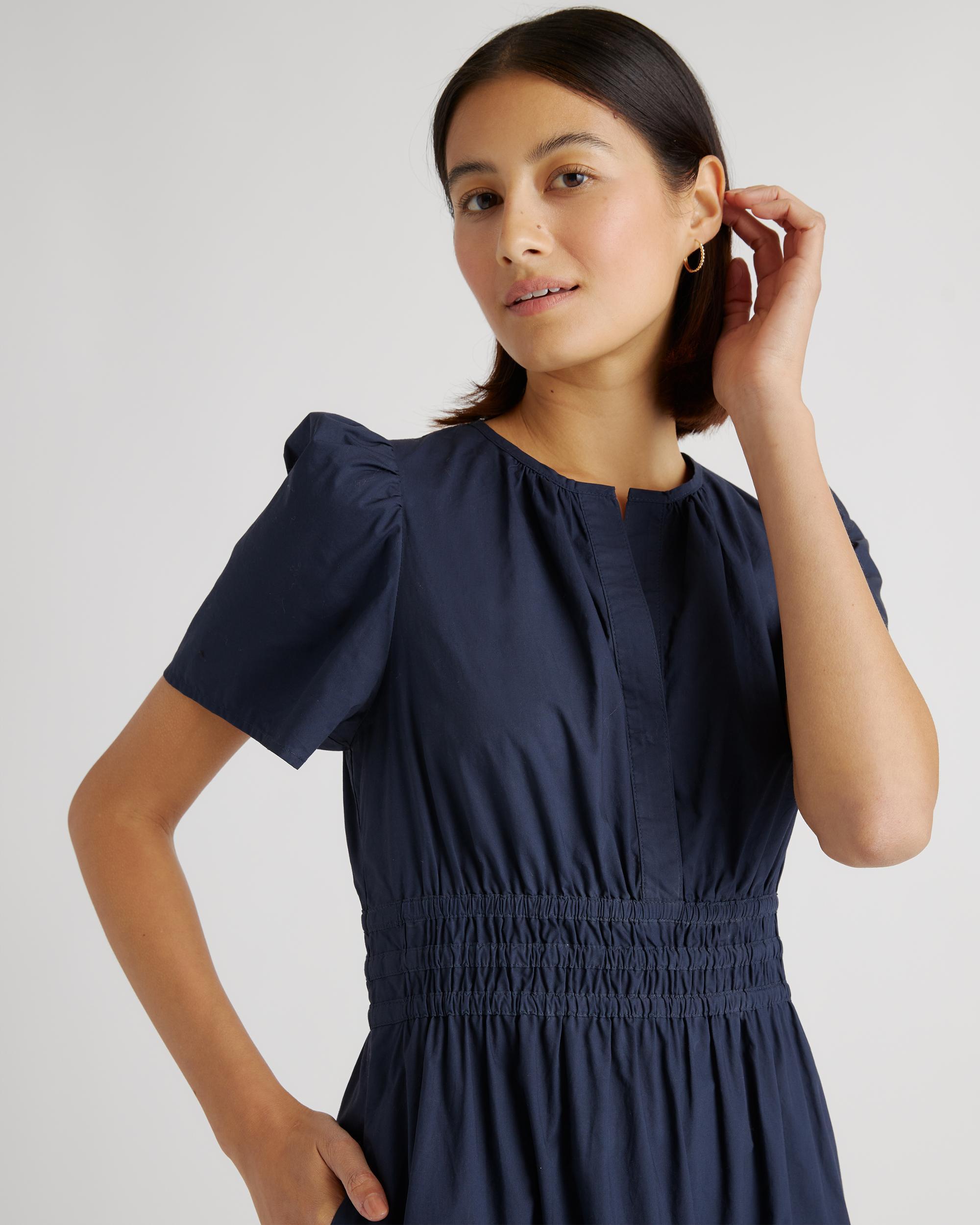 Quince | Women's Poplin Tiered Maxi Dress Size XS, Cotton Product Image