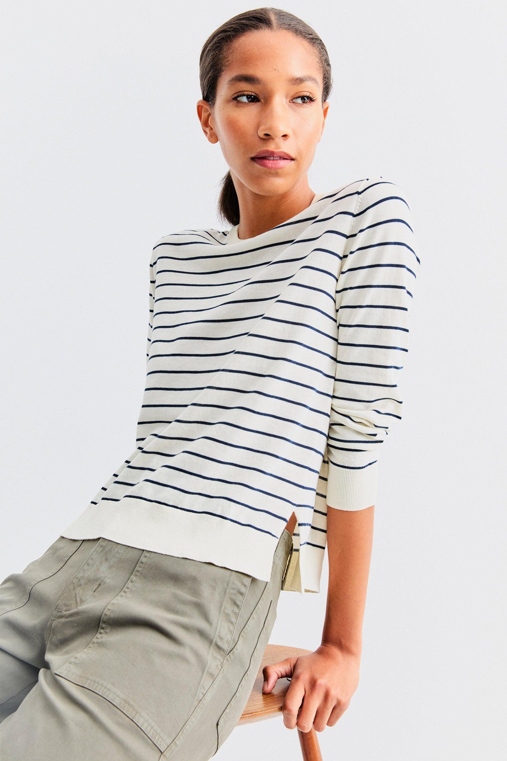 The Larsen - Cream/Navy Product Image