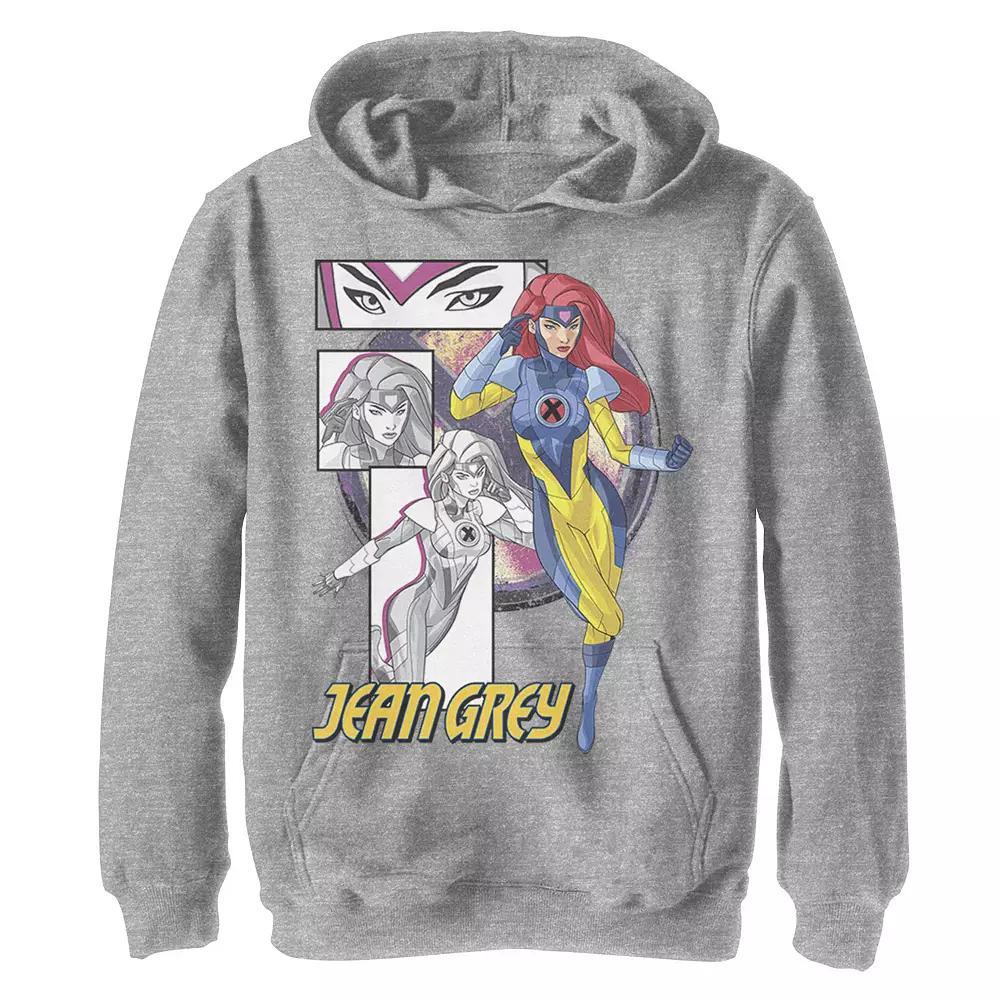 Boys 8-20 Marvel X-Men Jean Grey Collage Fleece Sweatshirt, Boy's, Size: Medium, Athletic Grey Product Image