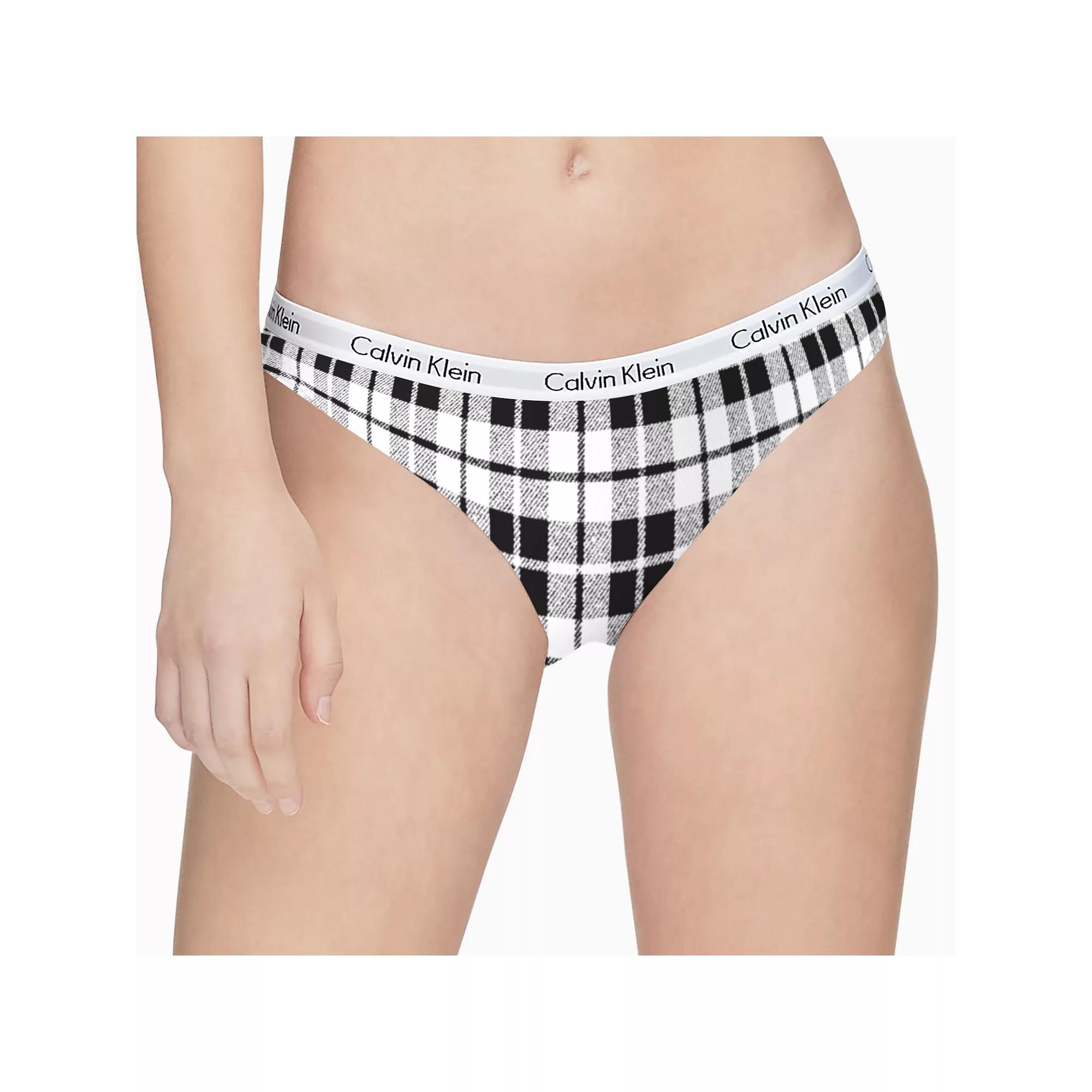 Women's Calvin Klein Carousel Bikini Panty D1618, Size: XL, Blur Buffalo Red Product Image