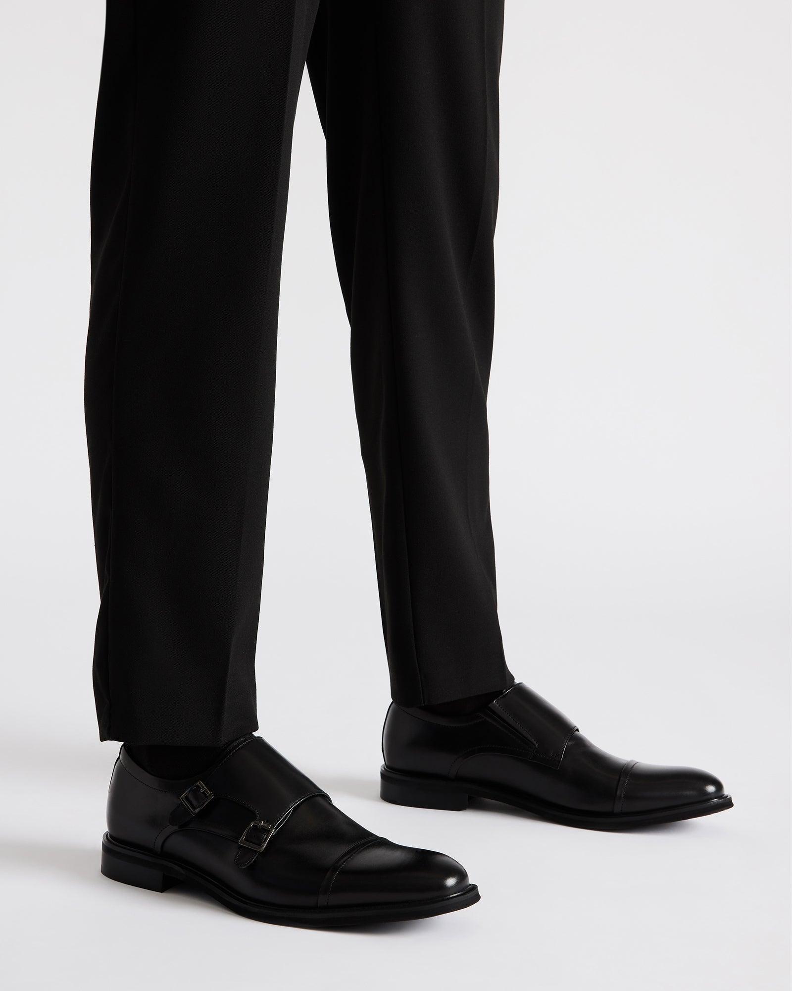 HARAN BLACK LEATHER Male Product Image