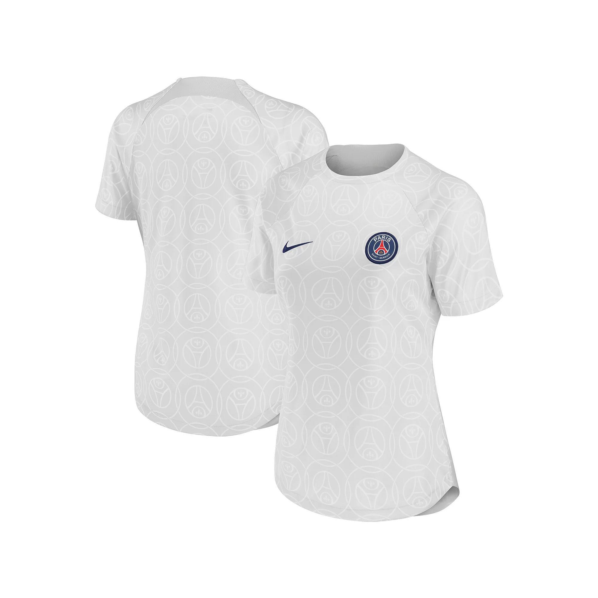 Women's Nike Gray Paris Saint-Germain 2022/23 Pre-Match Home Performance Top, Size: XL, Psg Grey Product Image