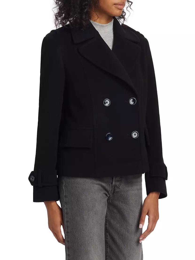 Scottie Cropped Wool Coat Product Image