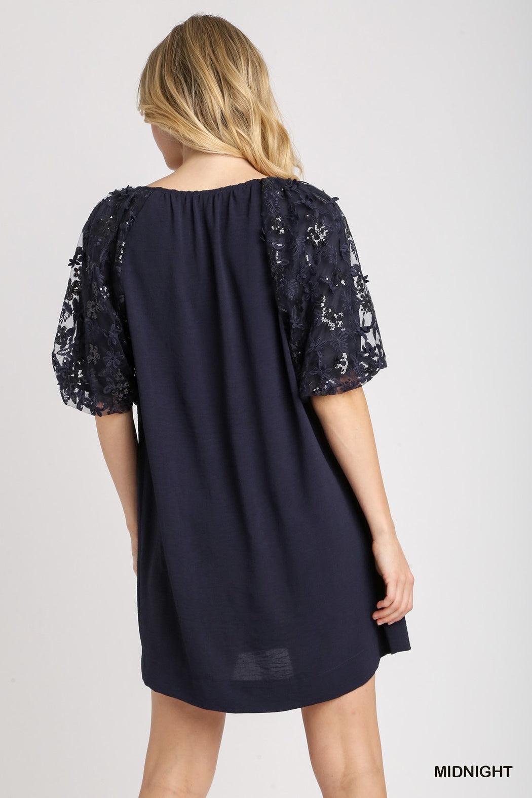 Organza Lace Dress Product Image