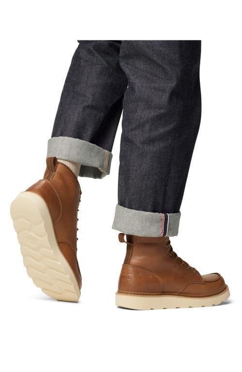 SOREL Slabtown 62 Waterproof Moc Toe Boot In Velvet Tan/tobacco Product Image