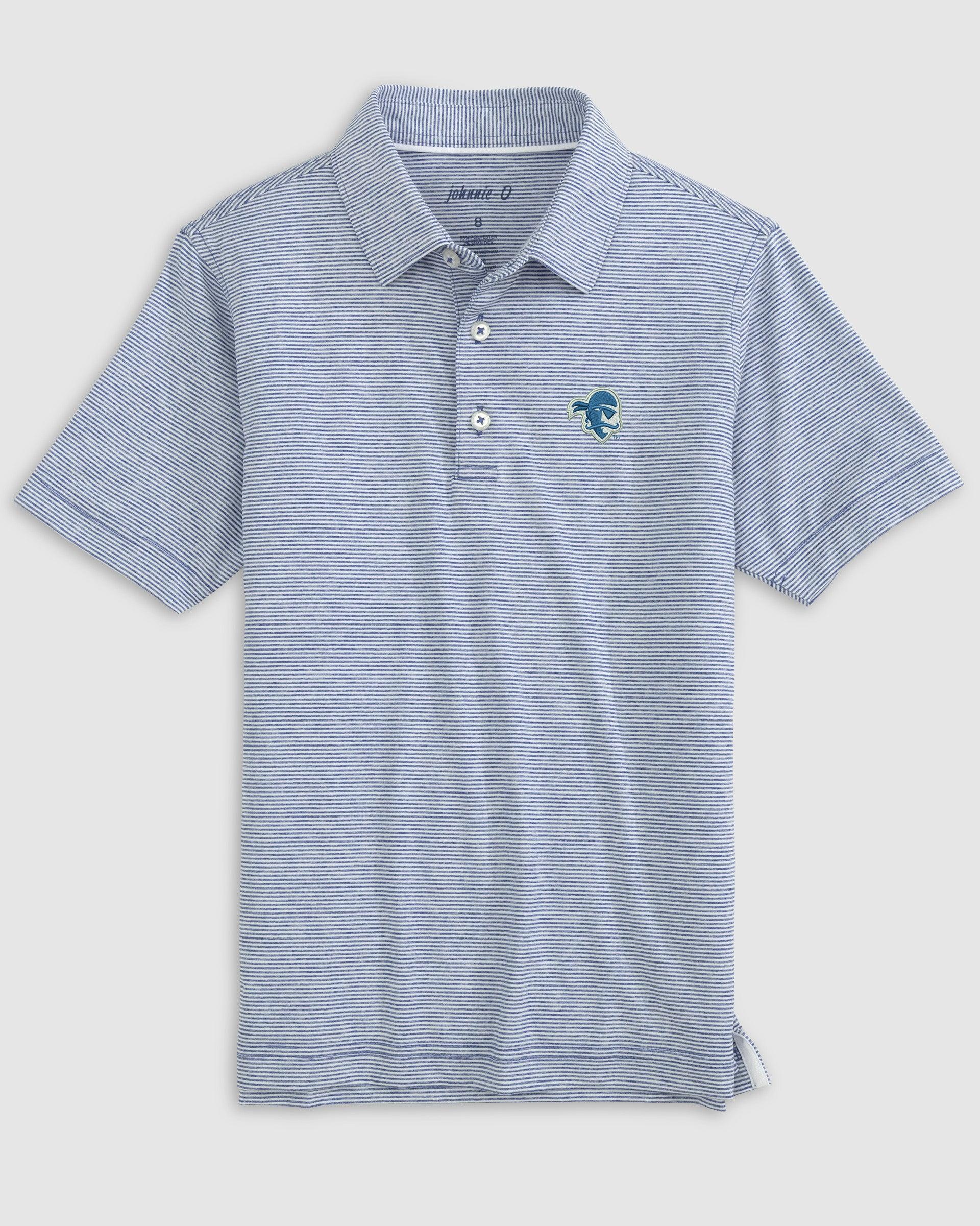 johnnie-O Seton Hall Lyndonn Jr. Striped Jersey Performance Polo Product Image