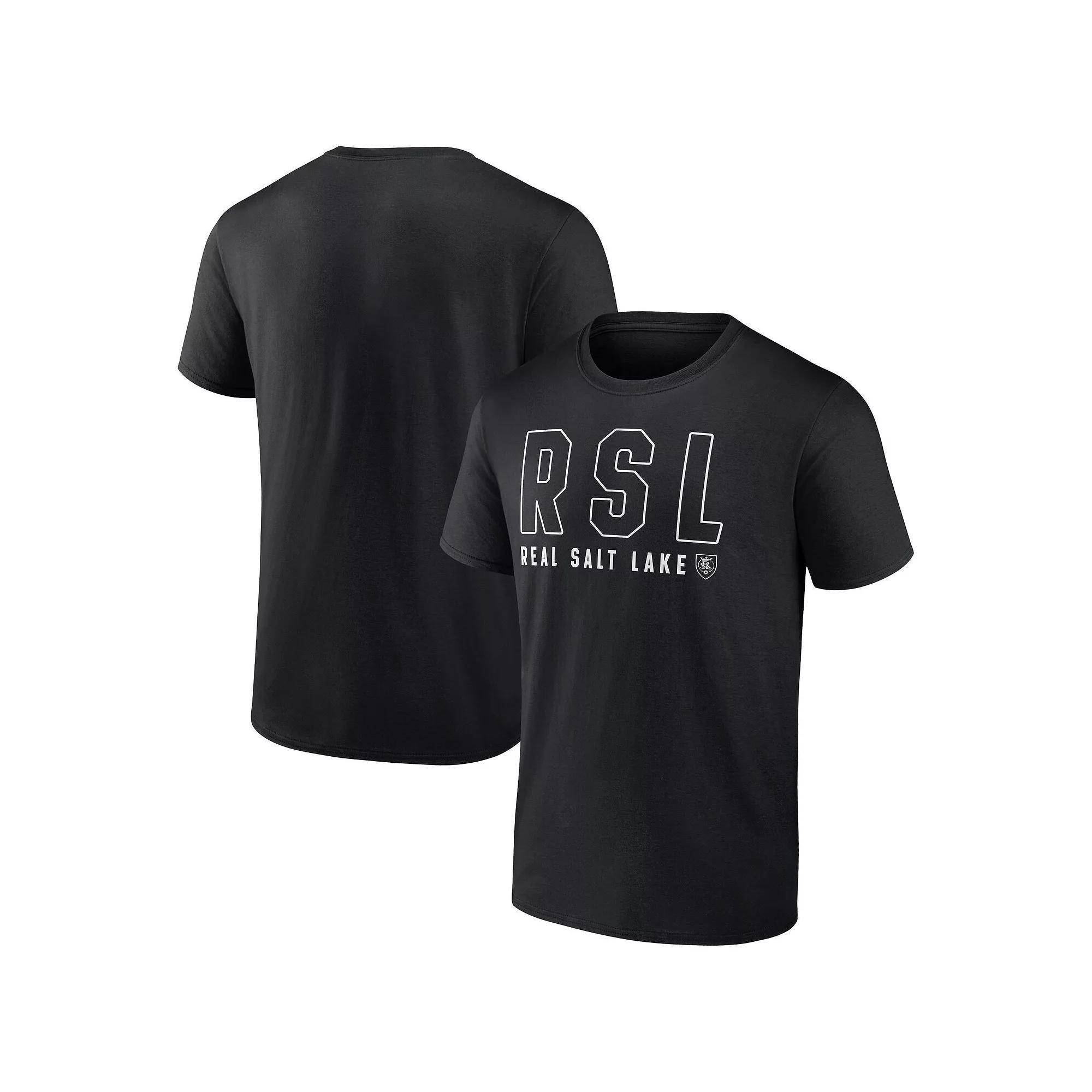 Men's Fanatics Branded Black Real Salt Lake Fundamentals Stealth T-Shirt, Size: Small, Slt Black Product Image