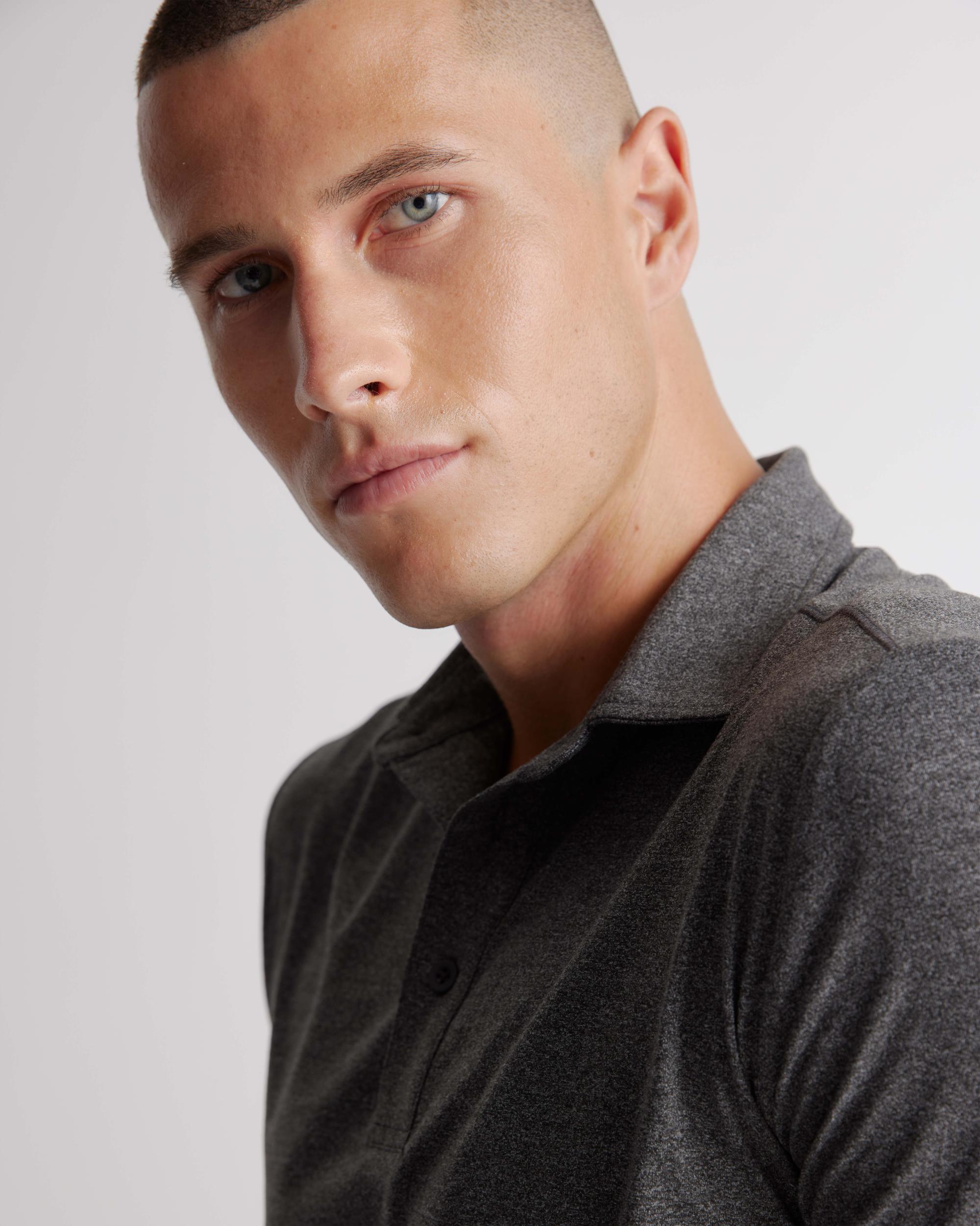 Quince | Men's Super Soft Performance Polo Shirt Flowknit Activewear, Recycled Polyester Product Image