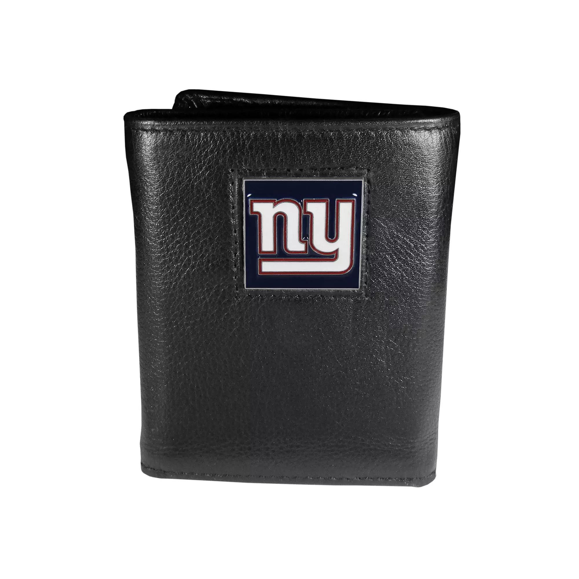 Men's New York Giants Trifold Wallet, Black Product Image