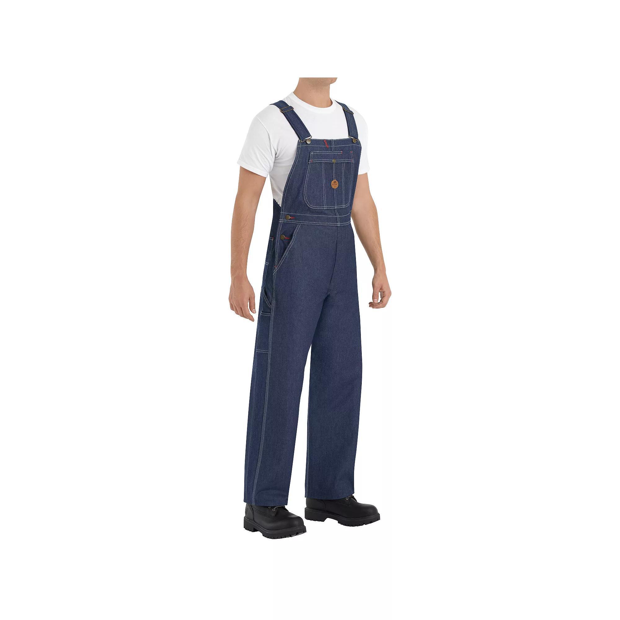 Men's Classic-Fit Denim Bib Overalls, Size: 36 X 32, Blue Product Image