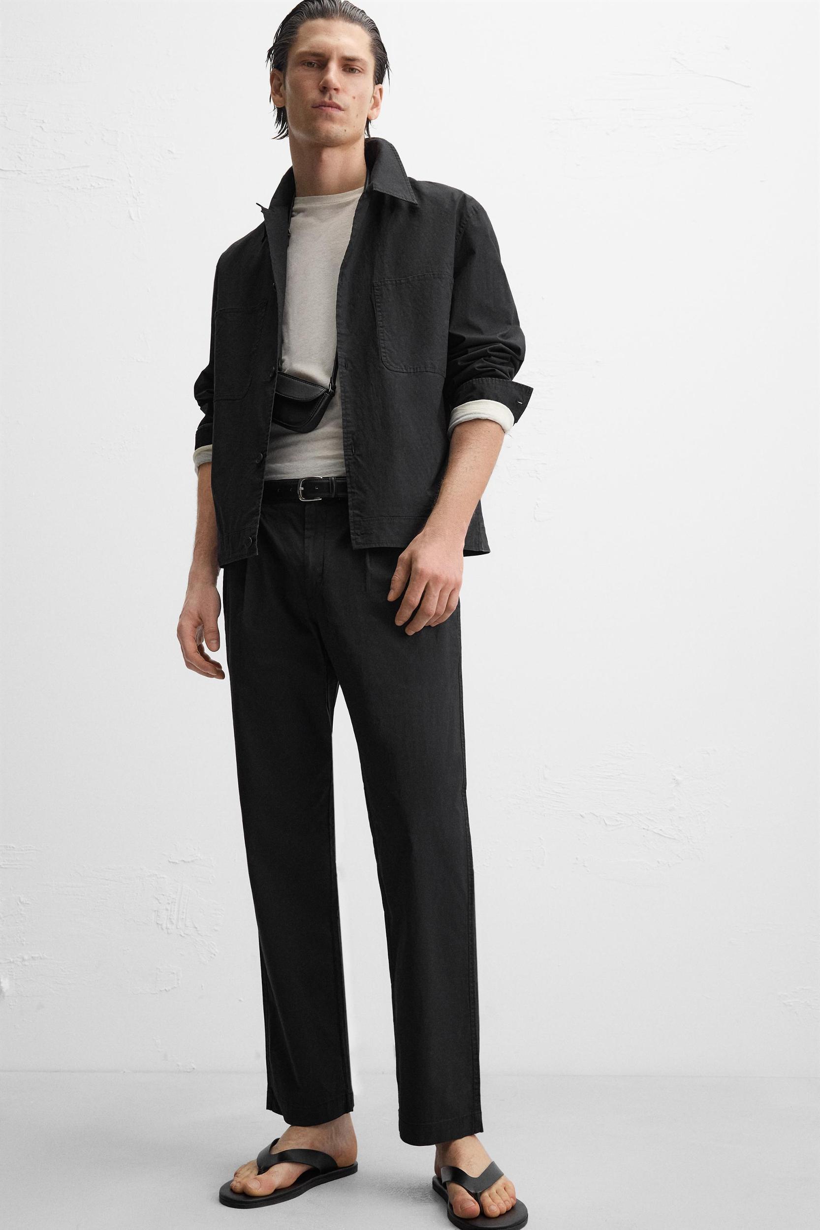 STRAIGHT FIT PANTS Product Image