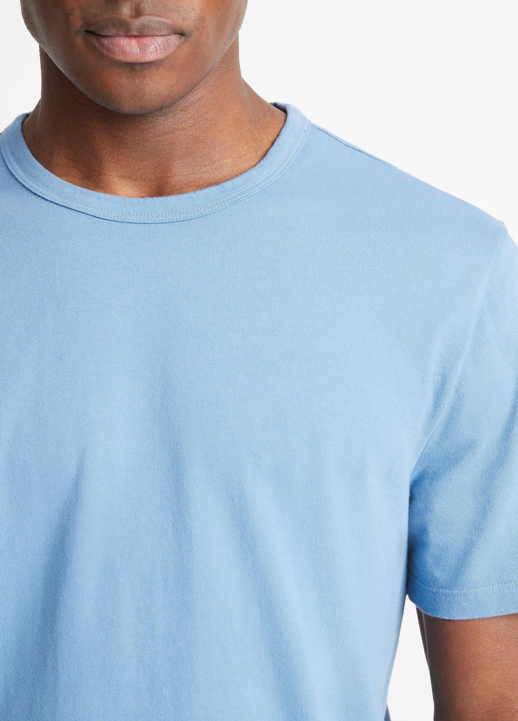 Mens Garment Dye Cotton T-Shirt Vince Product Image