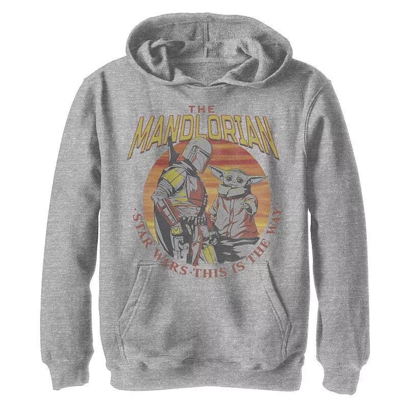 Mens Cuphead And Mugman Dynamic Duo Vintage Sweatshirt Athletic Grey Product Image