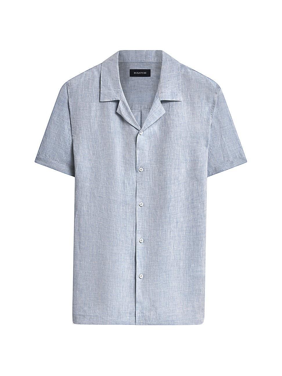 Mens Linen Camp Shirt Product Image