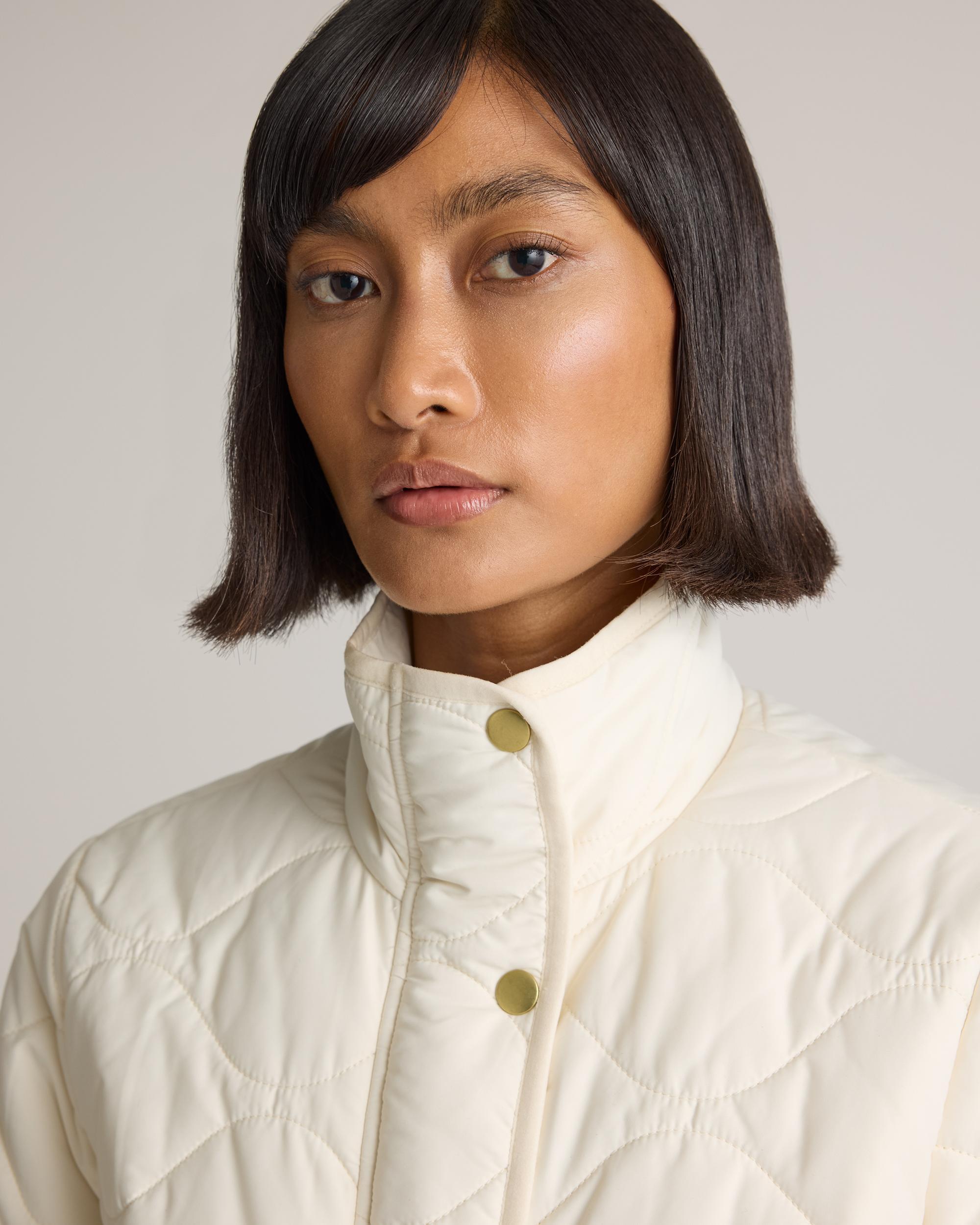 Quince | Women's Featherless Quilted Long Puffer Jacket Size XL, Nylon Product Image