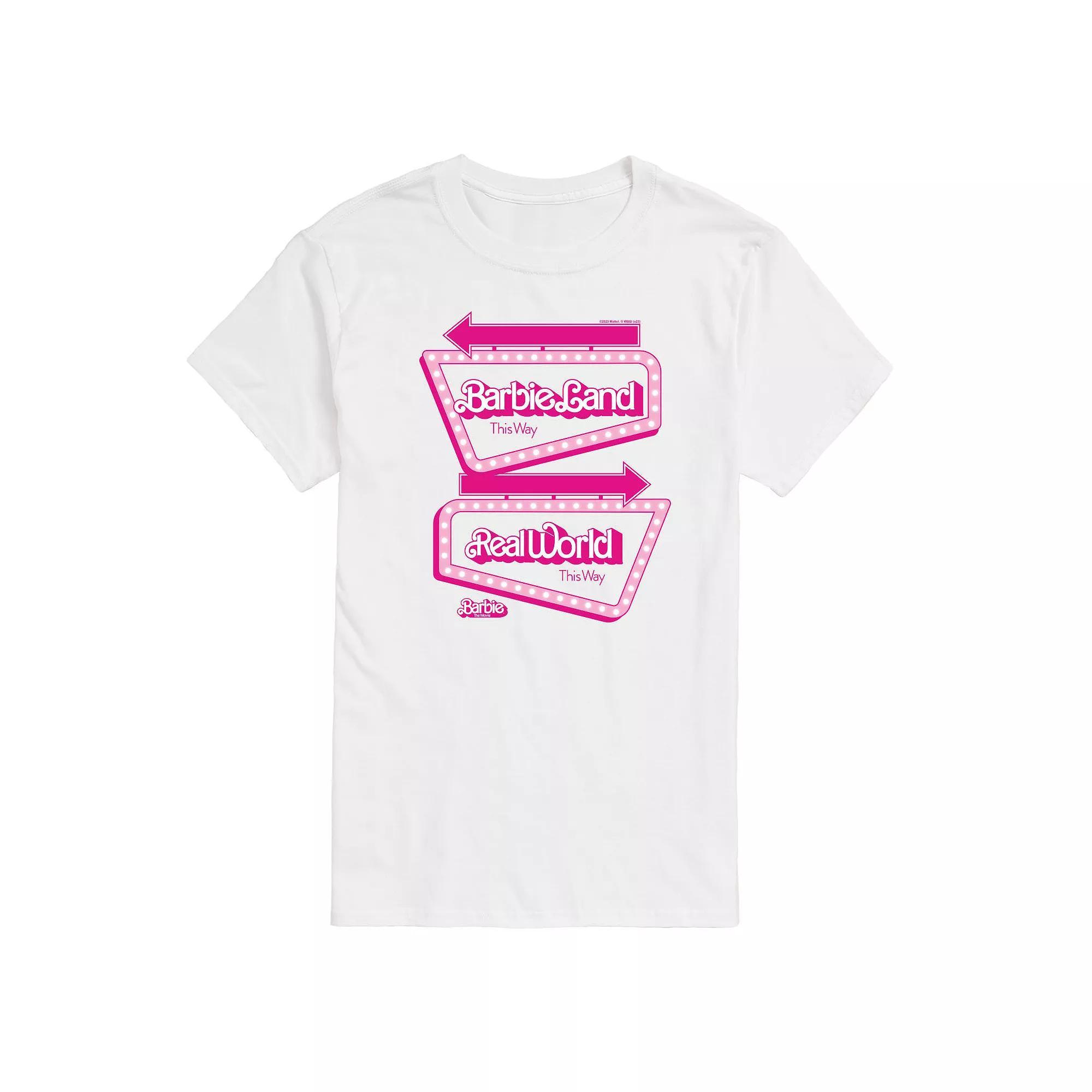 Big & Tall Barbie The Movie Barbieland Graphic Tee, Mens Product Image