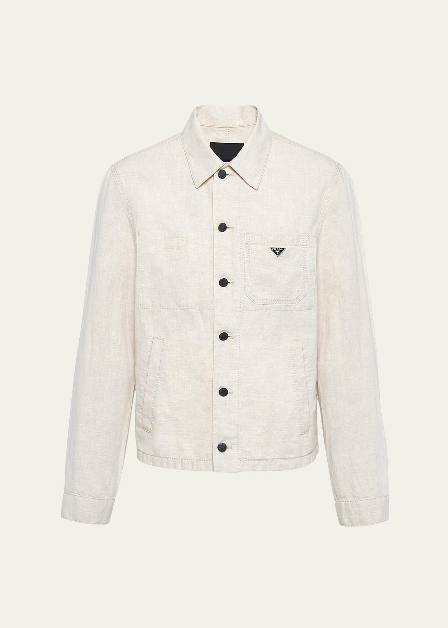 Mens Chambray Blouson Jacket Product Image