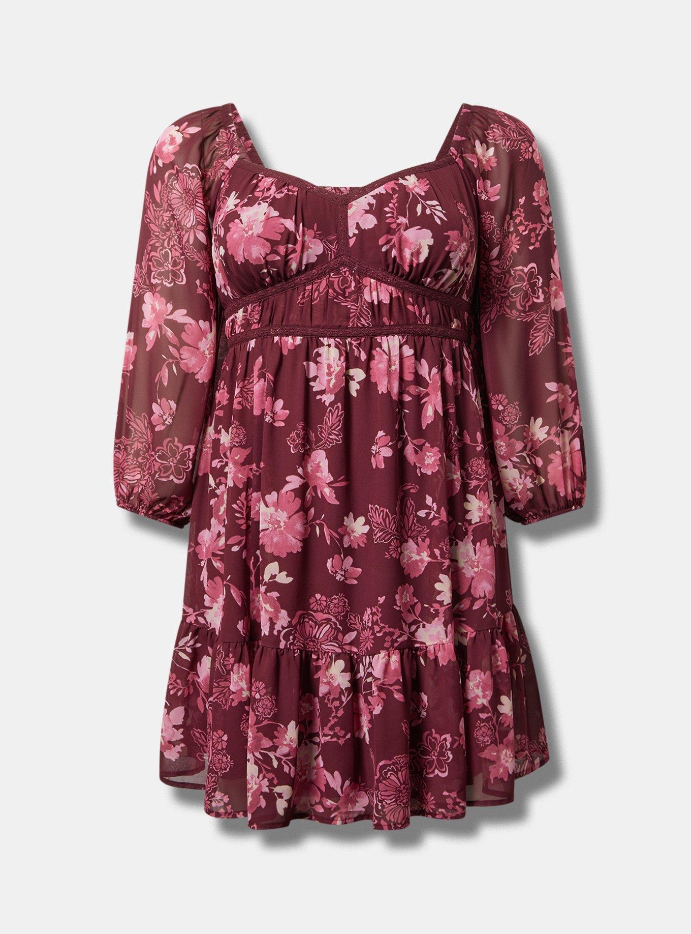 Mini Shirred-Bodice A-Line Dress Product Image