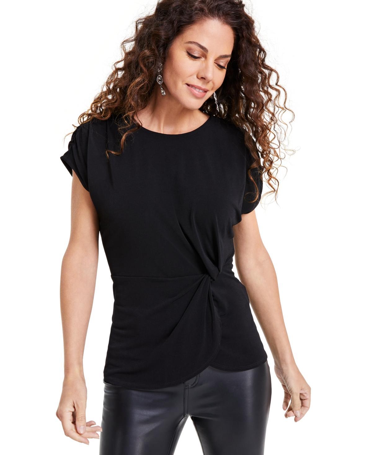 I.n.c. International Concepts Petite Gathered-Waist Top, Created for Macys Product Image