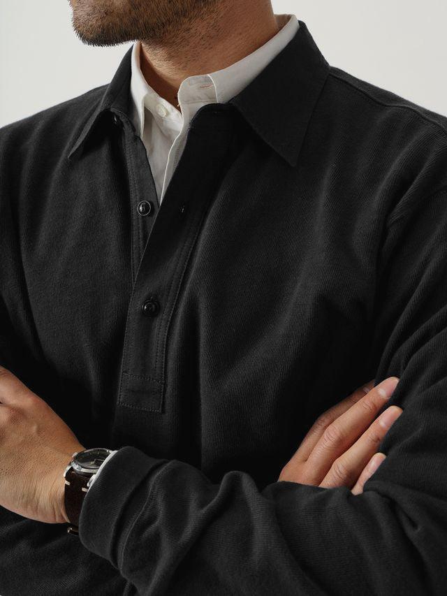 Black Field-Spec Rugby Polo Product Image