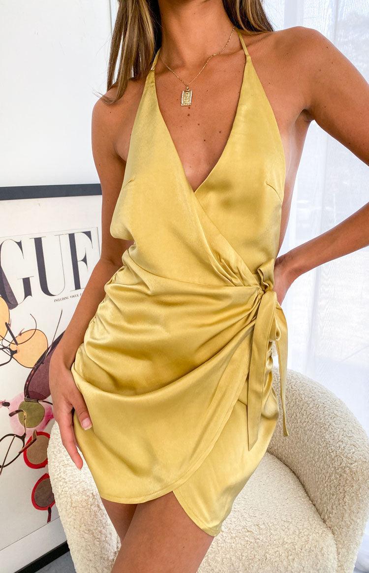 Douglas Gold Mini Dress Product Image