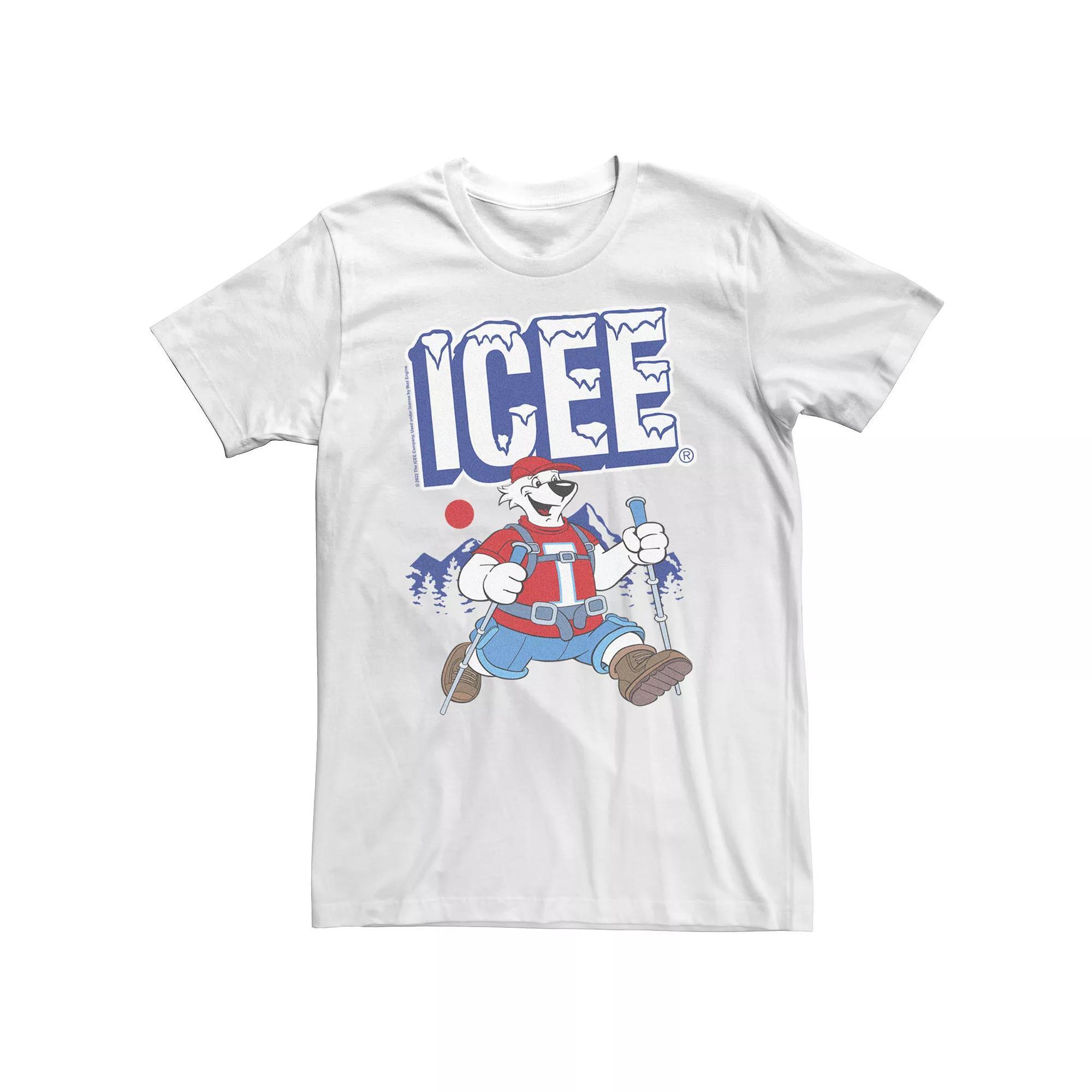 Big & Tall ICEE Hiking Polar Bear Tee, Men's, Size: 5XL, White Product Image